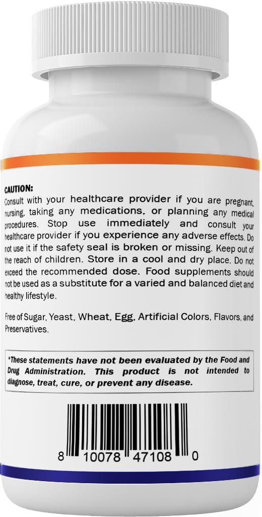 Vitamatic Benfotiamine ingredients panel image highlights a clean formulation.