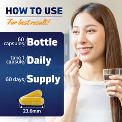 Vitamatic Berberine 500mg capsules closeup highlights convenient daily use.