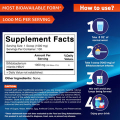 Vitamatic powder scoop illustrating precise daily serving for consistency.