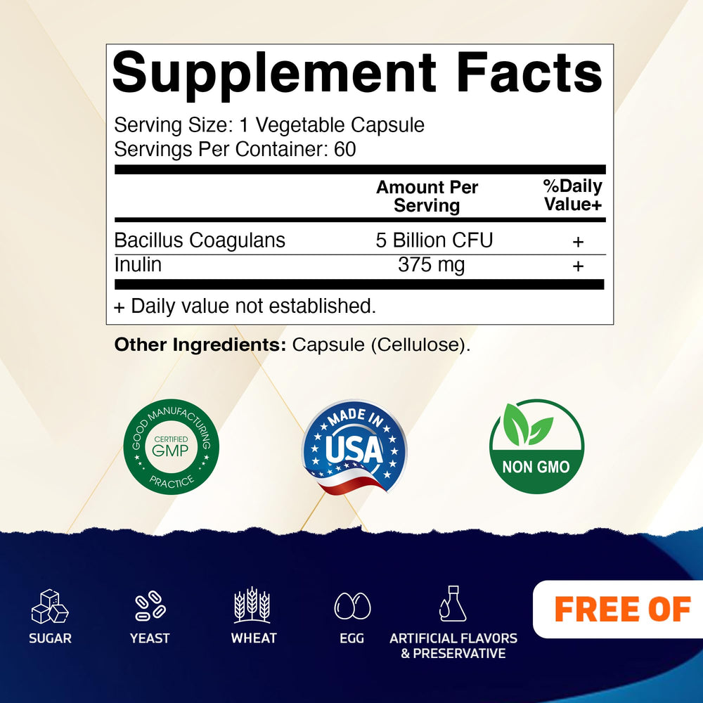 Vitamatic Probiotico en botella para cuidado digestivo.