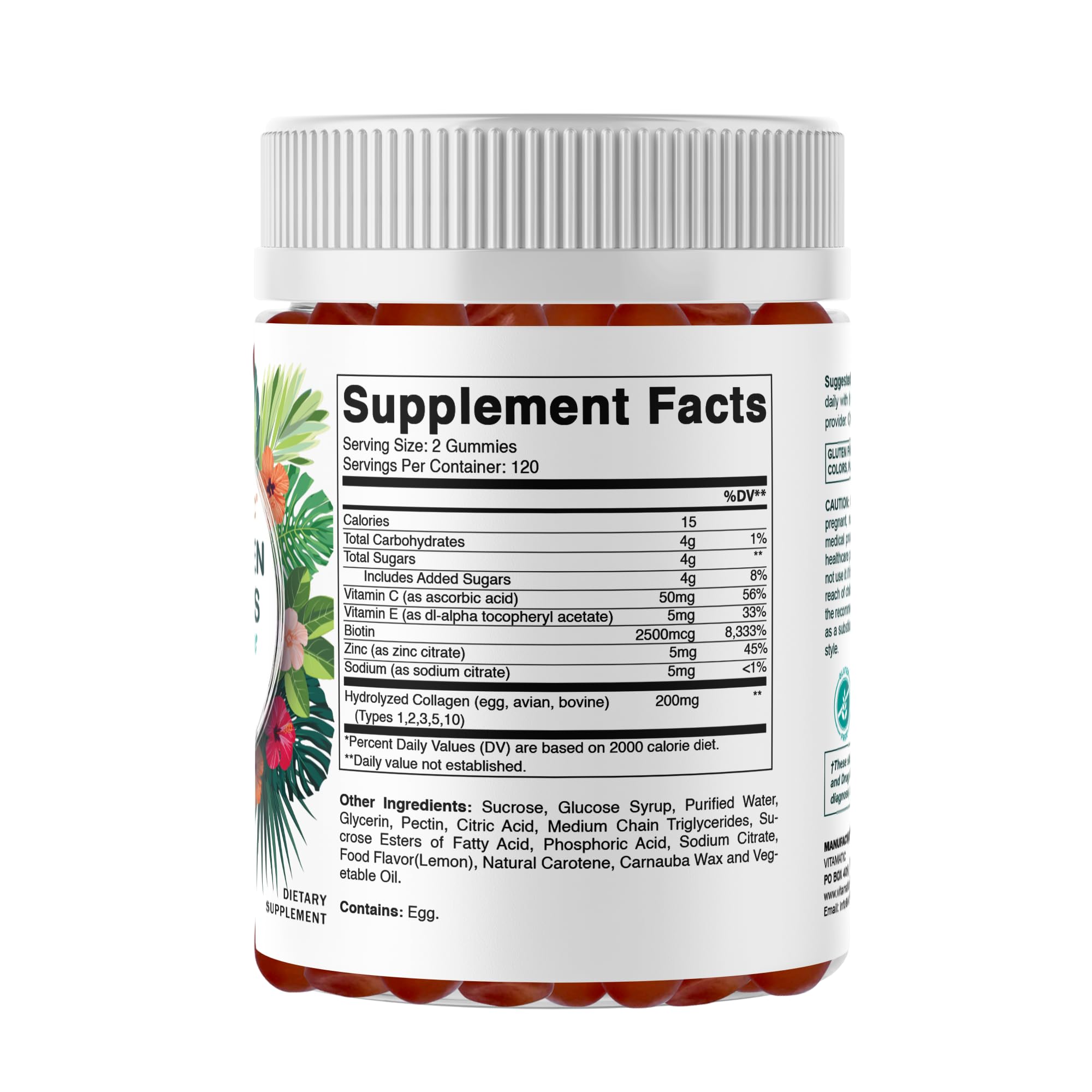 Vitamatic 240-count packaging display