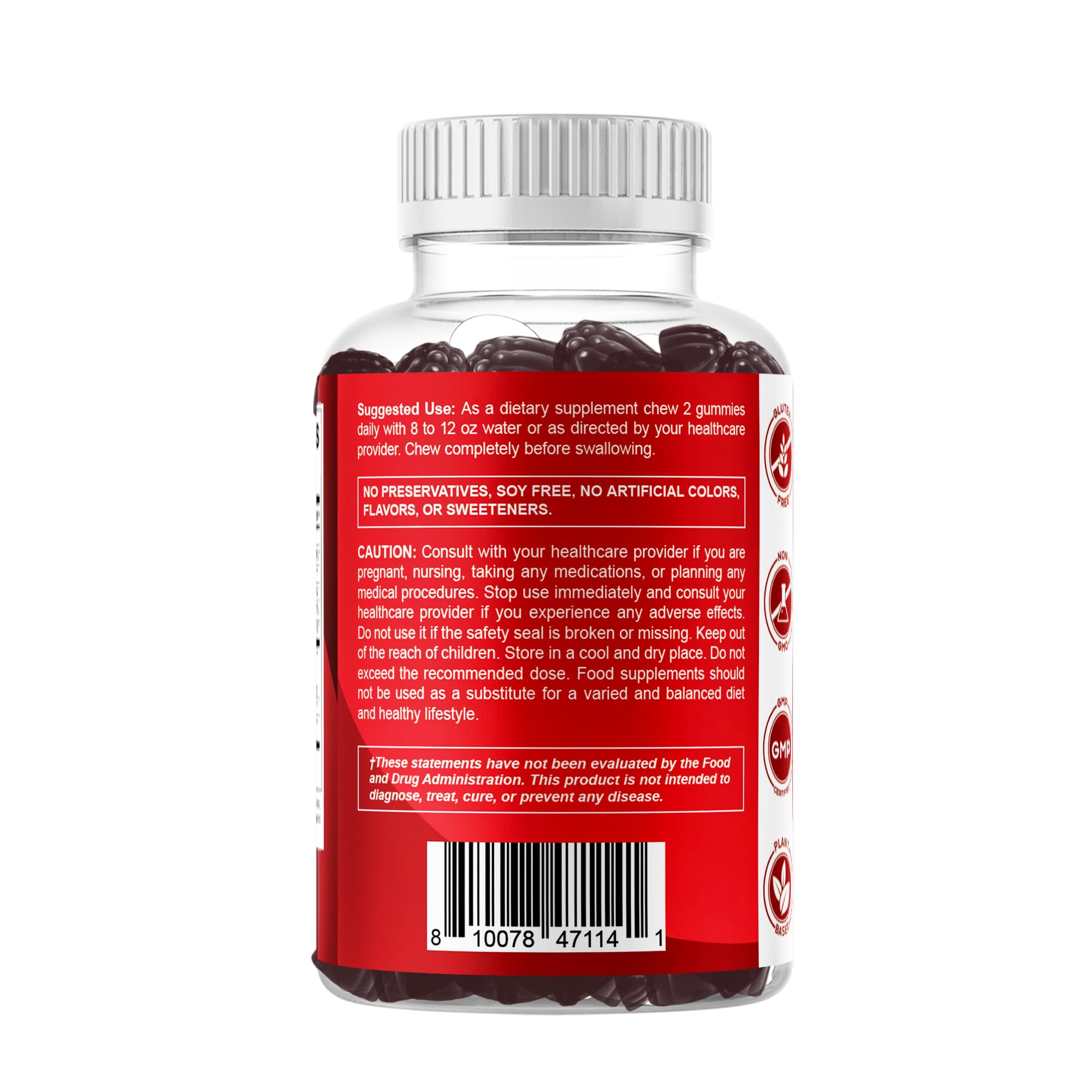 Vitamatic cranberry gummies bag on display for bladder-friendly daily routine