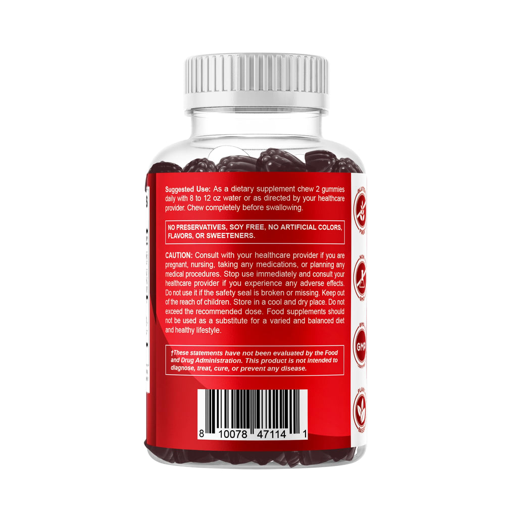 Vitamatic cranberry gummies bag on display for bladder-friendly daily routine