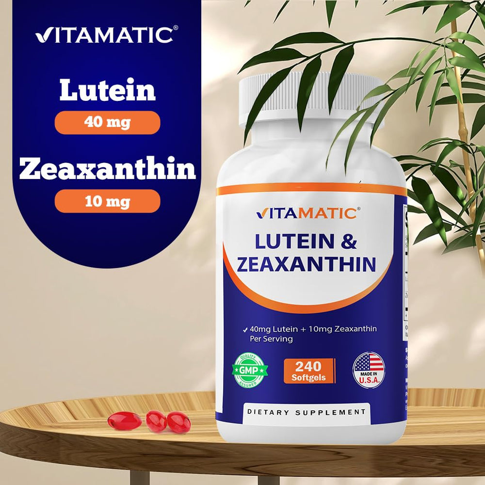 Vitamatic softgels arranged for convenient daily intake.