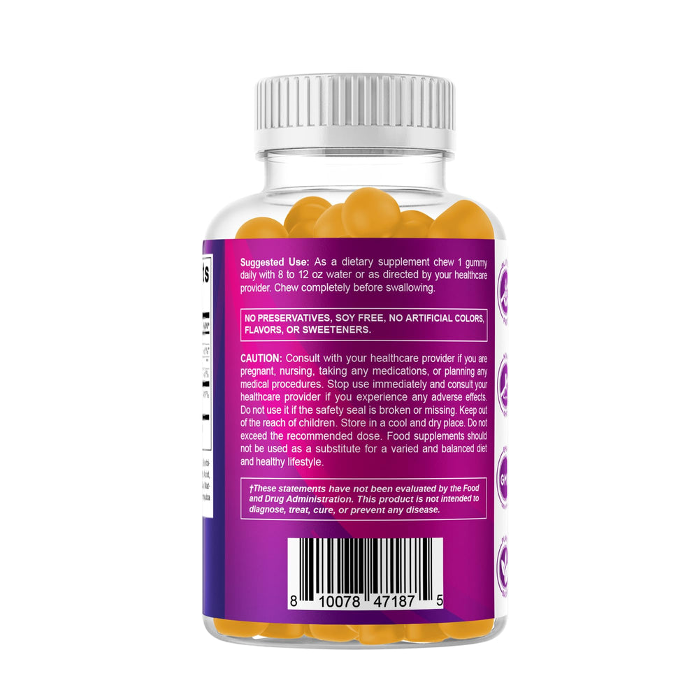 Vitamatic Folic Acid Gummies daily-use – easy addition to a prenatal routine