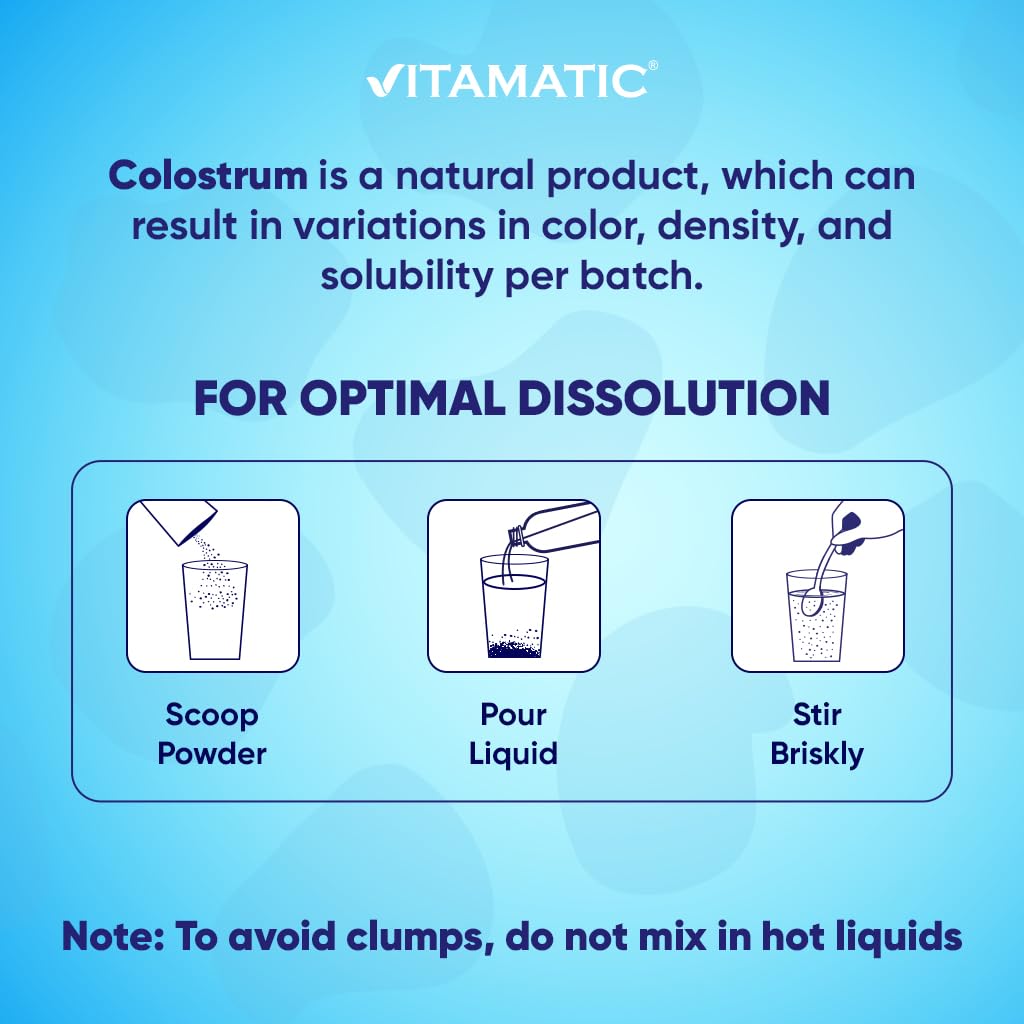 Vitamatic gluten-free and no fillers label for clean nutrition.