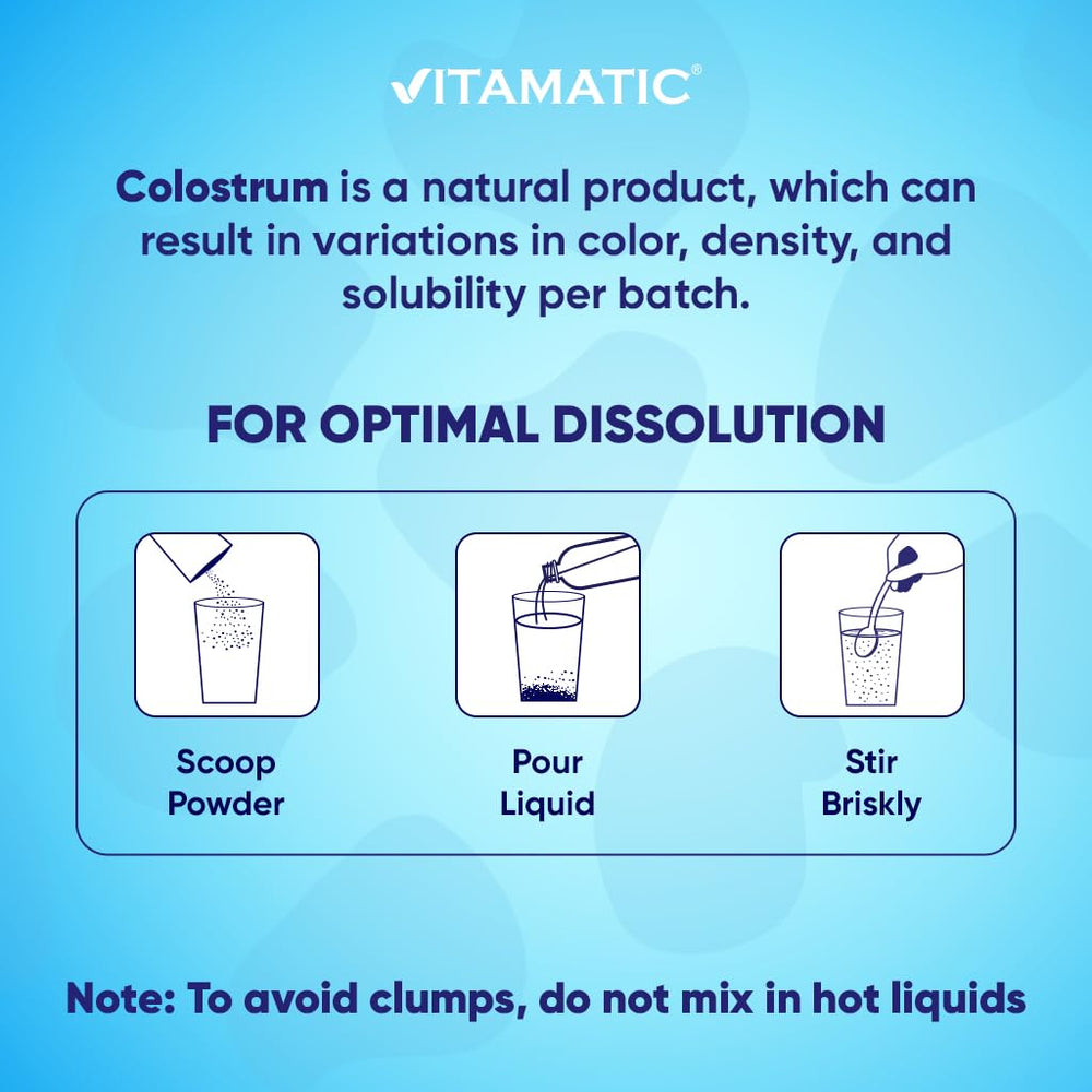 Vitamatic gluten-free and no fillers label for clean nutrition.