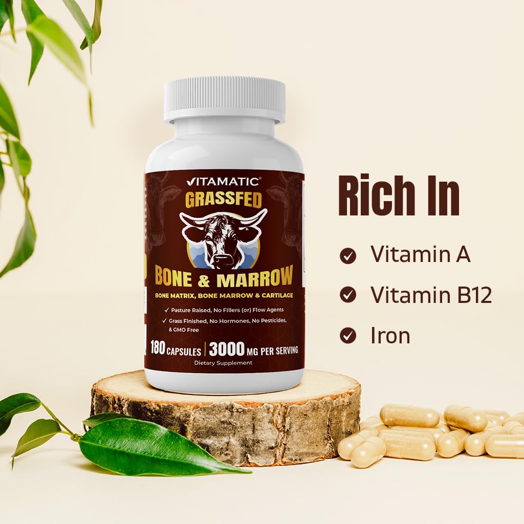 Vitamatic capsules arranged for daily vitality support.