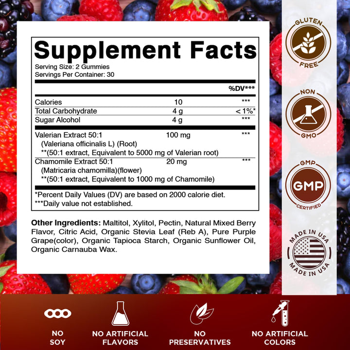 Vitamatic gummies close-up of mixed berry flavor ideal for daily wellness.