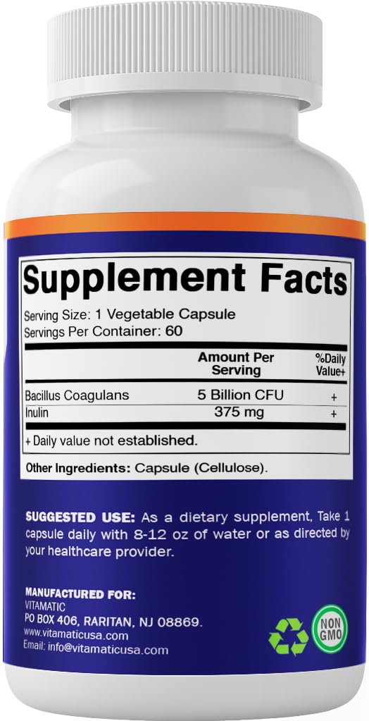 Vitamatic hecho en Estados Unidos con normas BPM estrictas.