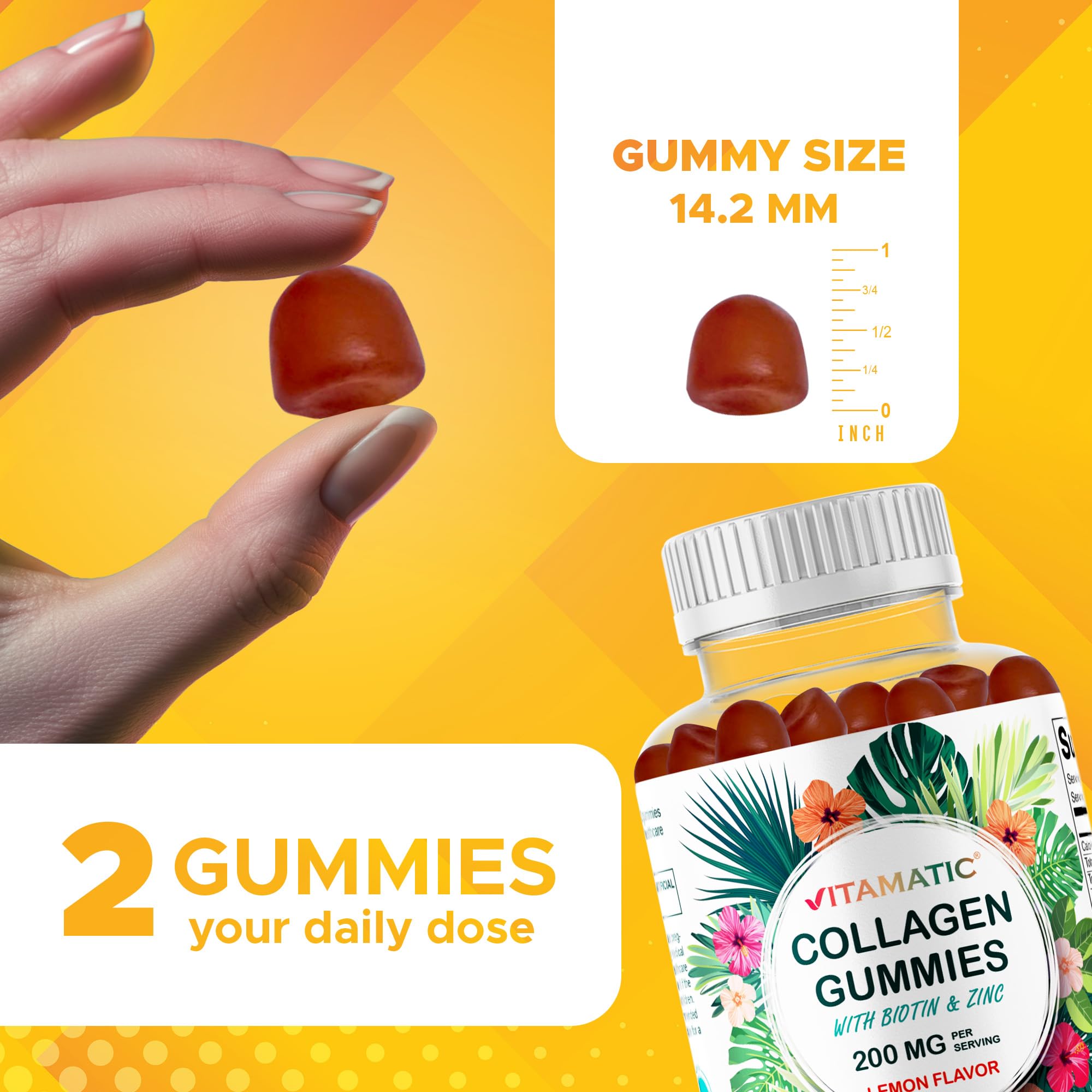 Closeup of Vitamatic bottle lid showing clean, premium texture