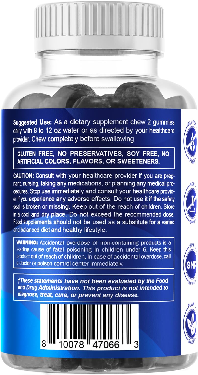 Vitamatic Iron Gummies quality control badge reflects rigorous testing