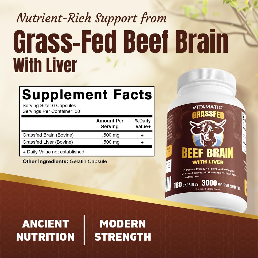 Vitamatic label close-up shows non-GMO, gluten-free formulation.