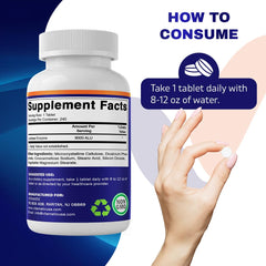 Label details on Vitamatic Lactase Enzyme 9000 showing per-pack information