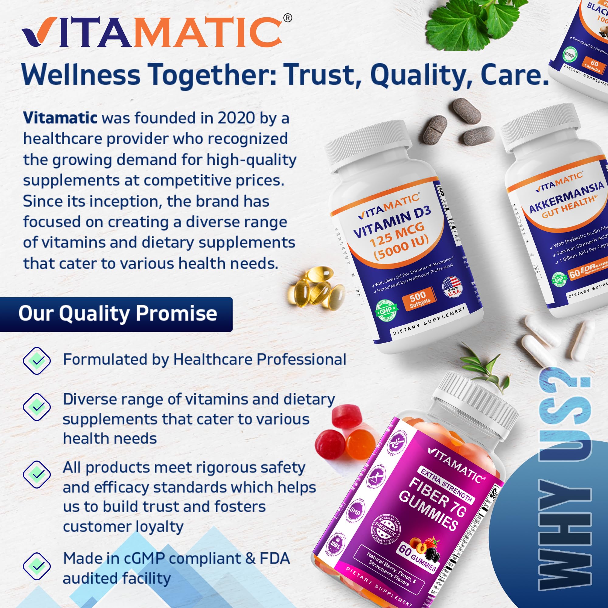 Vitamatic Lactase Enzyme 9000 made in the USA GMP.