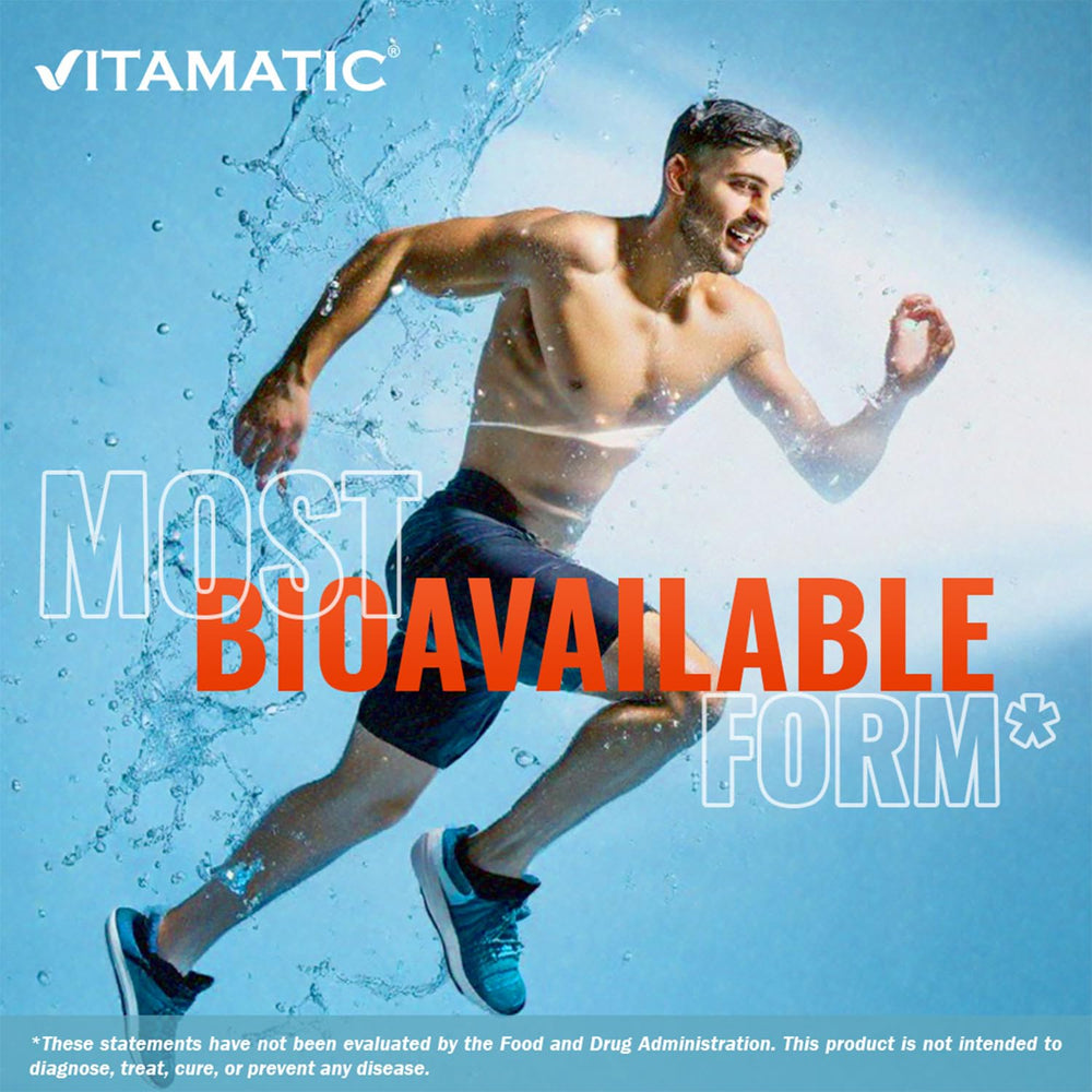 Vitamatic powder texture close-up reveals a fine, easily mixable micro-powder