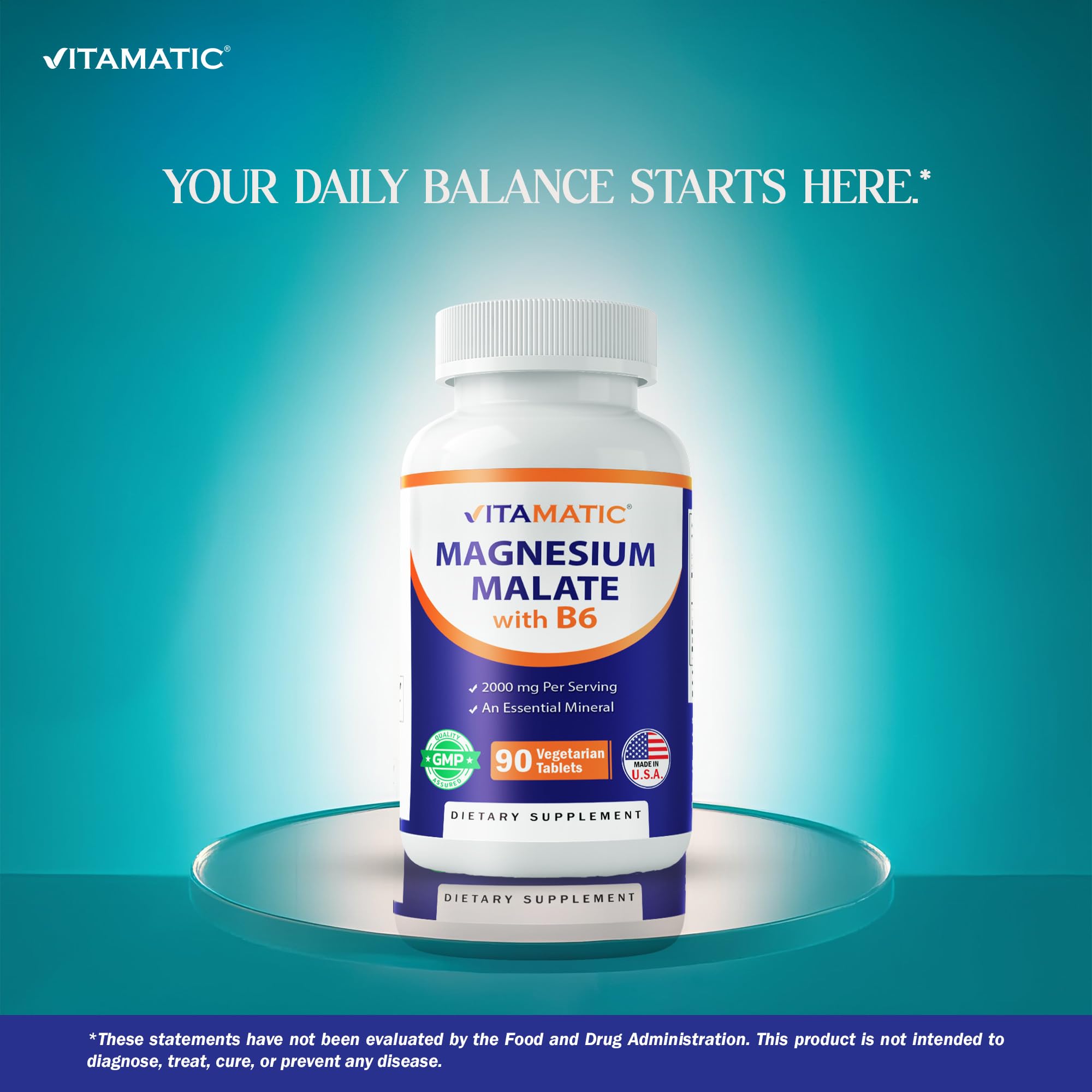 Close-up of Vitamatic bottle cap signaling premium quality