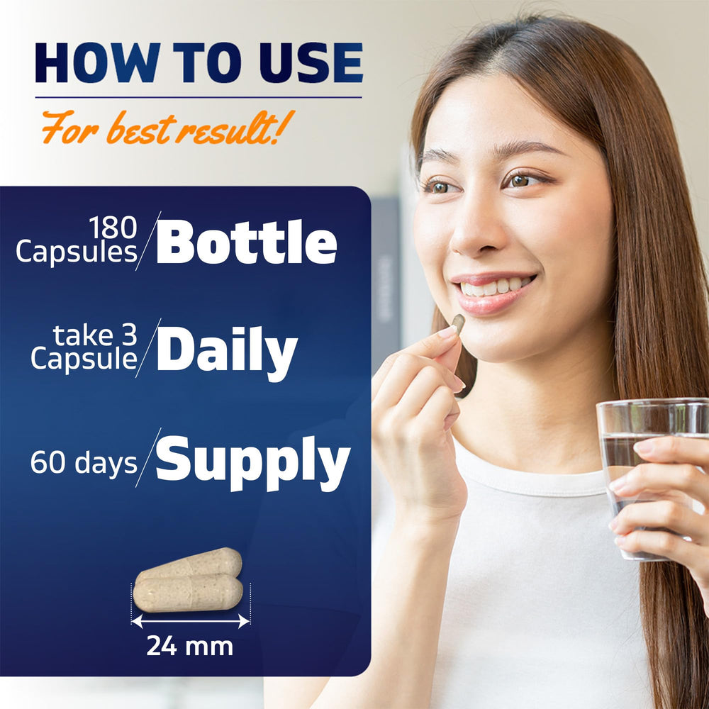 Vitamatic MSM 2000 mg label front close-up with dosage info