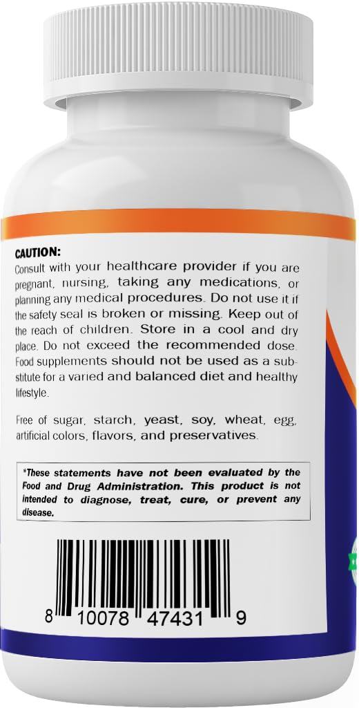 Vitamatic MSM 2000mg vegetarian-friendly capsules array on white background.