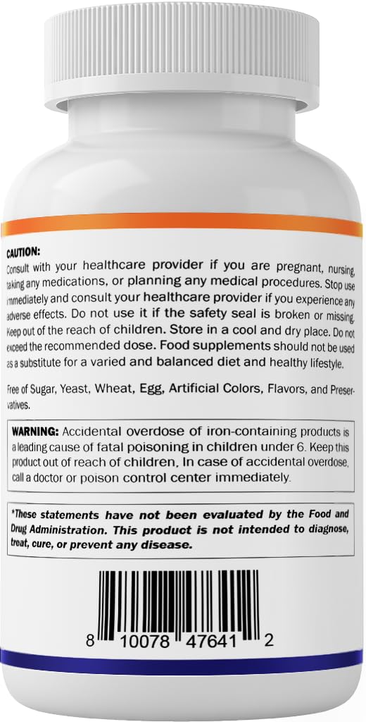 Vitamatic nutrition facts panel close-up for transparent serving details.