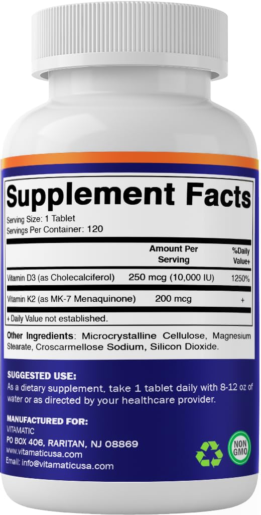 Vitamatic nutrition facts panel emphasizing transparency and ingredients.