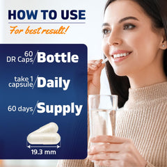 Vitamatic Prebiotic Inulin fiber supplement indicating enhanced gut nourishment.