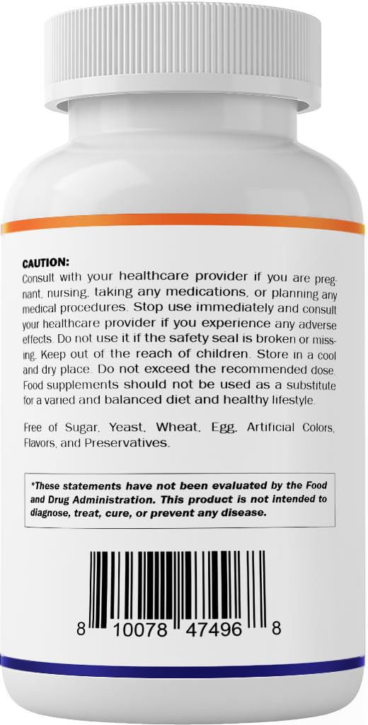 Vitamatic Taurine ingredients panel — transparent formulation