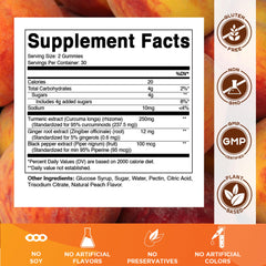 Vitamatic turmeric gummies with ginger boost for better absorption