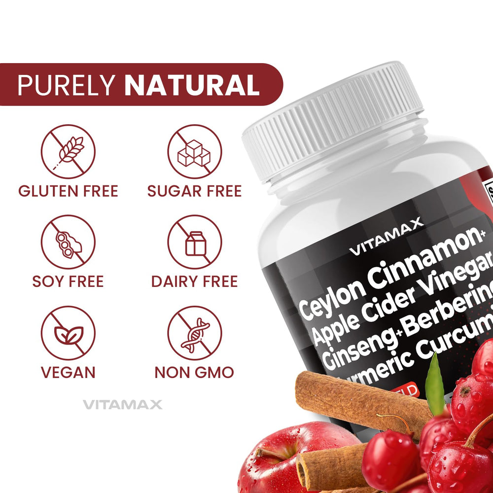 Vitamax included psyllium husk, ginger, and cayenne for digestive support.