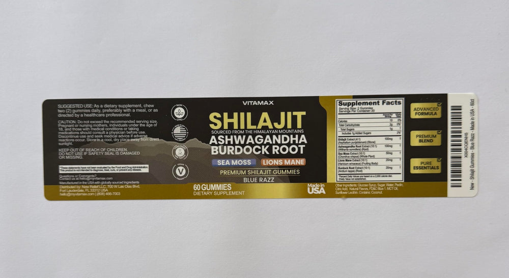 Vitamax Gummies vegan and non-GMO seal signals ethical formulation.