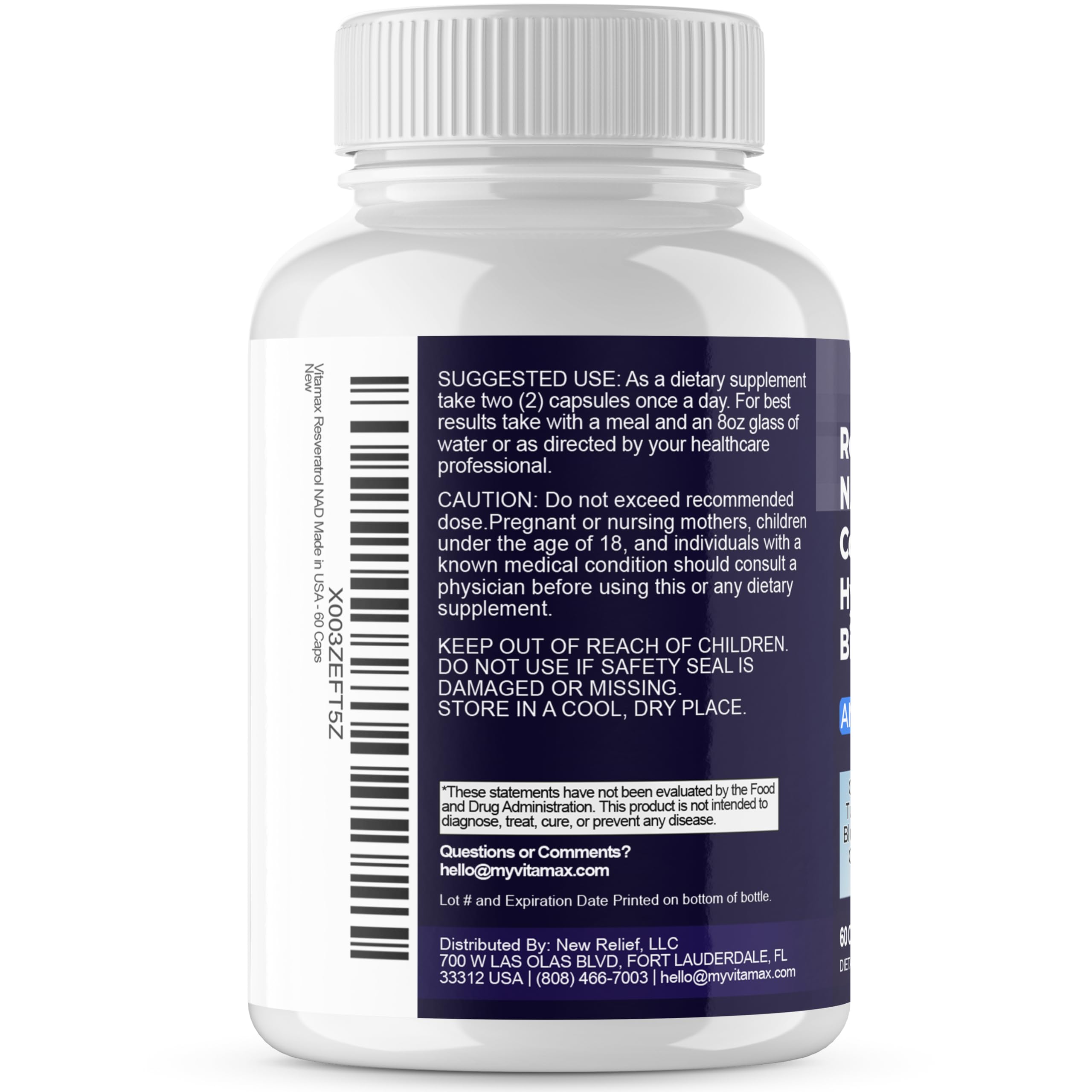 Vitamax USA-made facility emblem indicating quality manufacturing