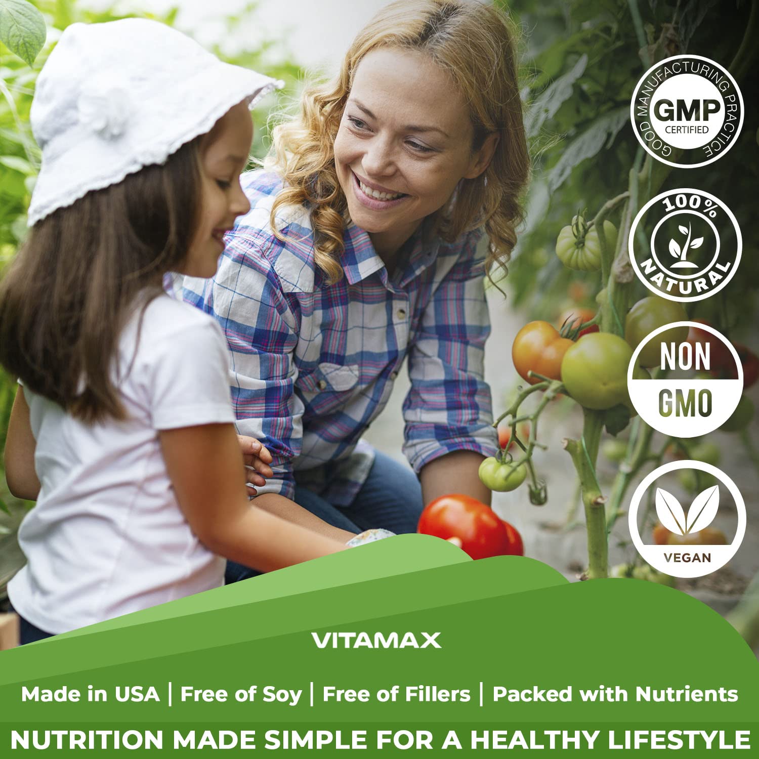 Vitamax-vegan-cruelty-free-label confirms plant-based, ethical formulation