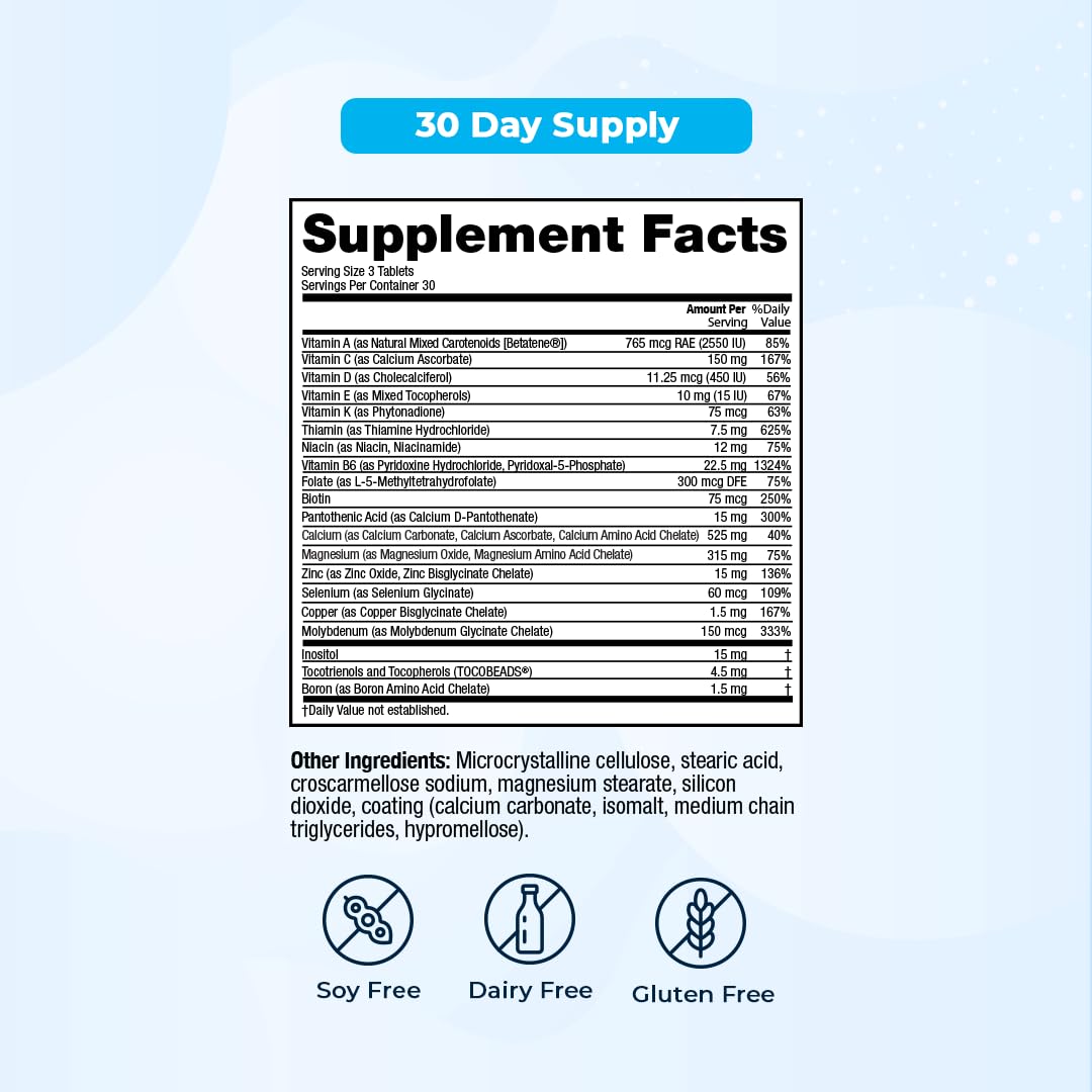 VitaMedica Bone Support ingredient panel showcases boron and minerals for overall support.