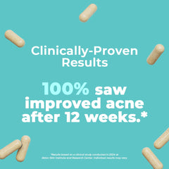 VitaMedica Clear Skin capsules close-up for easy daily skin support