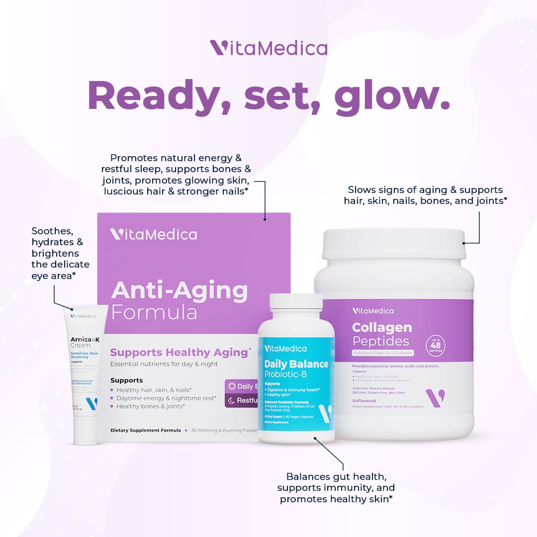 VitaMedica ingredientes-clave-biotina-vitaminas: apoyo para piel, cabello y uñas.