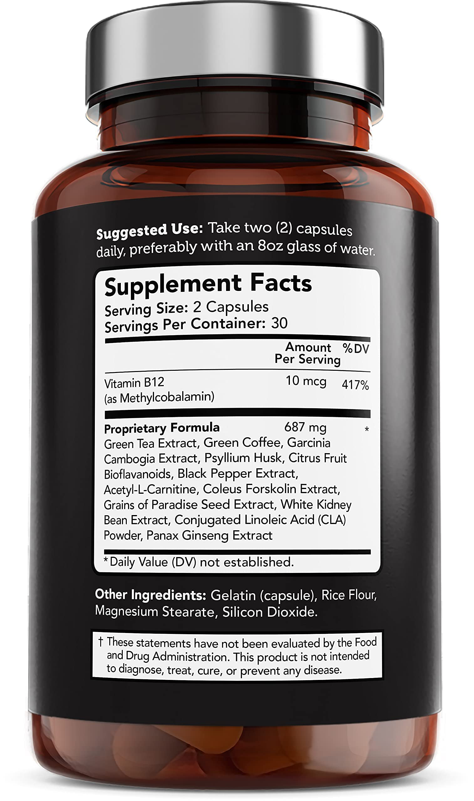 Burn X13 capsules arranged for easy daily use and appetite control