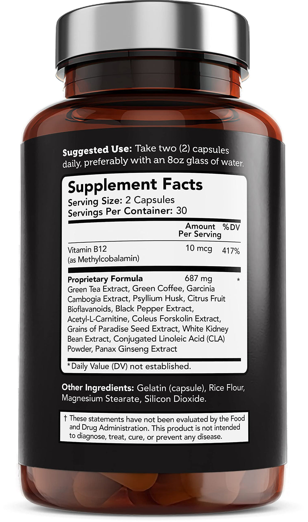 Burn X13 capsules arranged for easy daily use and appetite control