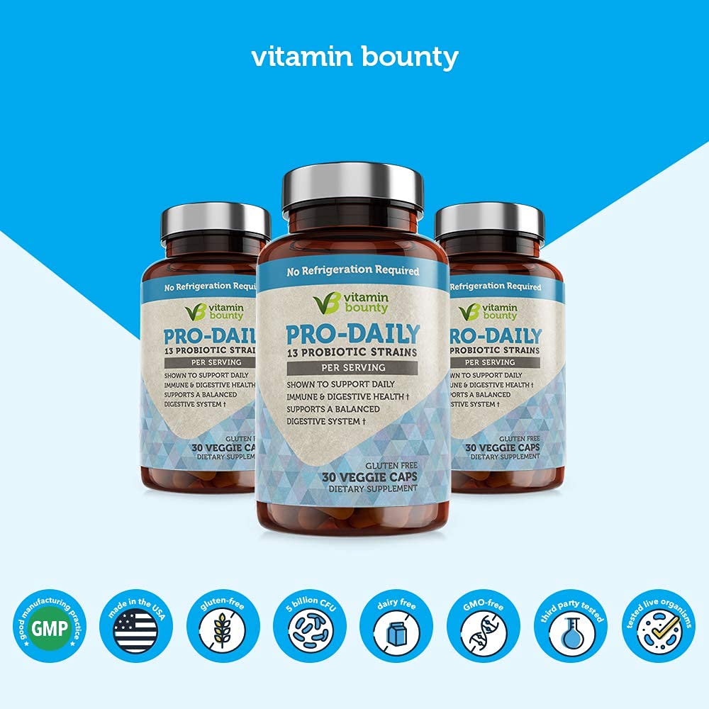 Vitamin Bounty Pro-Daily packaging emphasizes potency and quality.