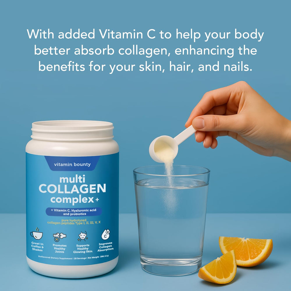 Vitamin Bounty probiotic-enhanced formula label suggests optimized digestion and absorption.