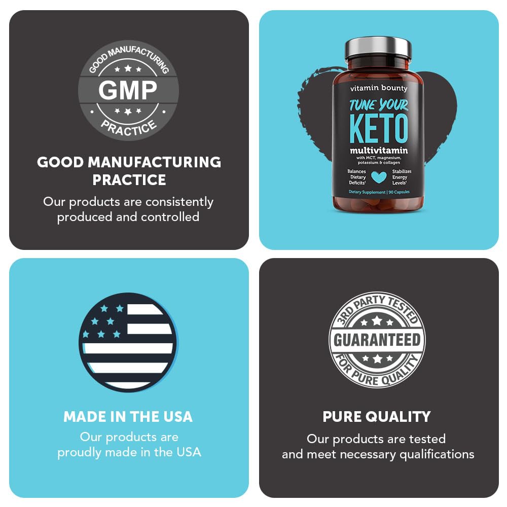 Graphic showing GLP-1 compatibility with Vitamin Bounty supplement plan