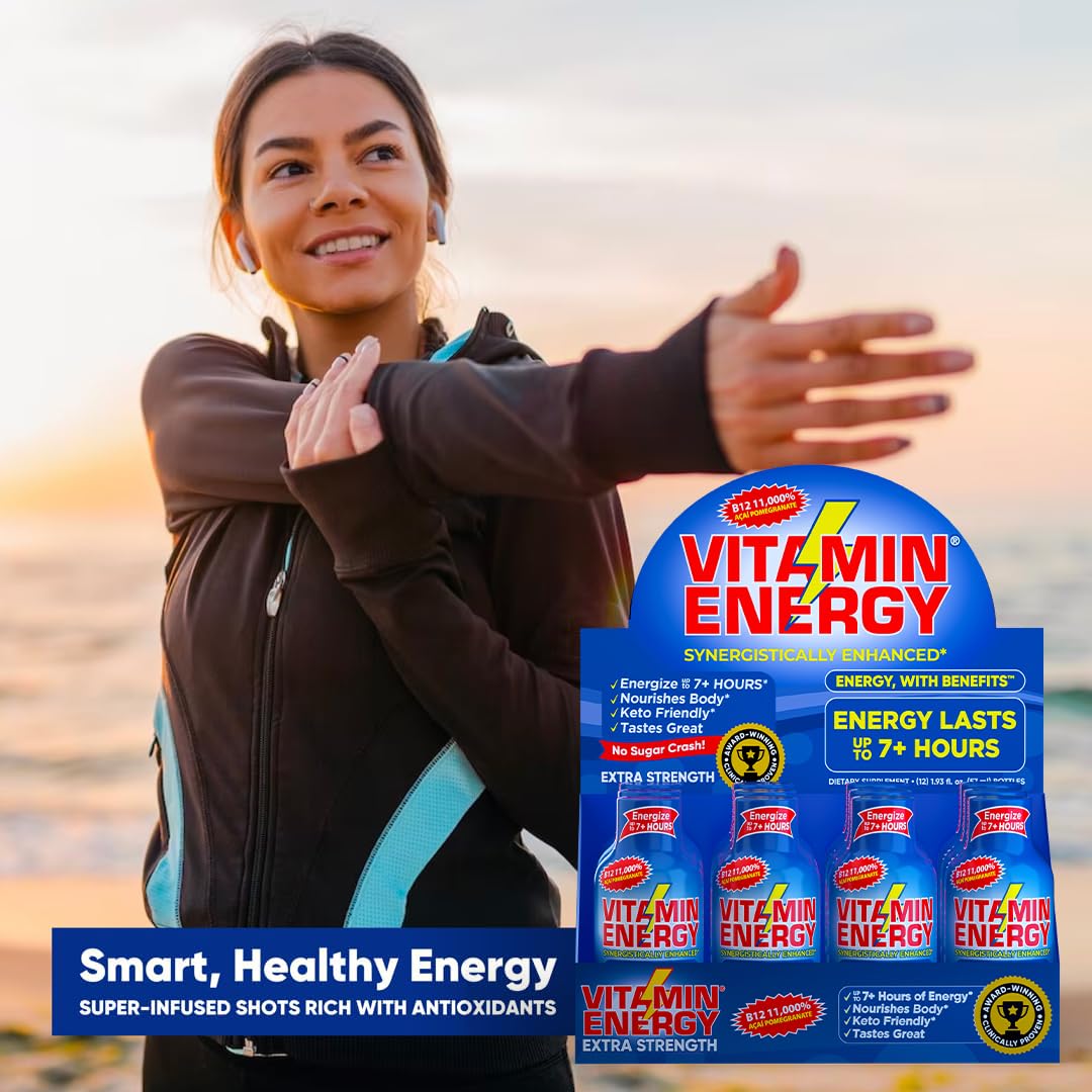 Vitamin Energy B12 shot 48-pack carton for bulk stocking