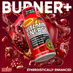Illustration of dosage guidance for Vitamin Energy Burner+ adults