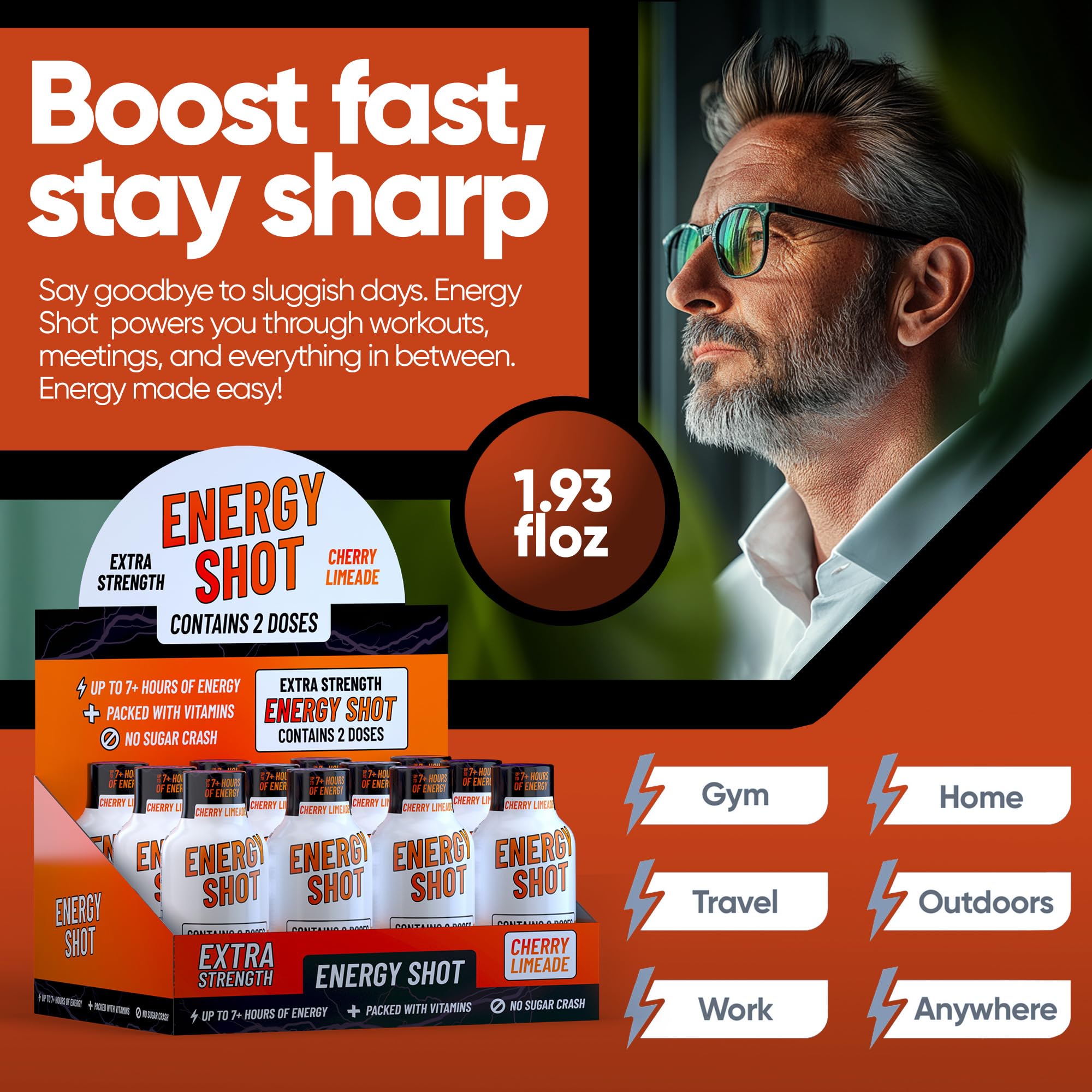 Vitamin Energy packaging shows sugar-free, zero-calorie energy option for mindful snacking.