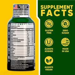 Vitamin Energy Focus+ grape shot pour for quick consumption and boost