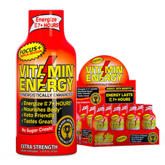 Vitamin Energy Focus Tropical Infusion bottle for on-the-go energy