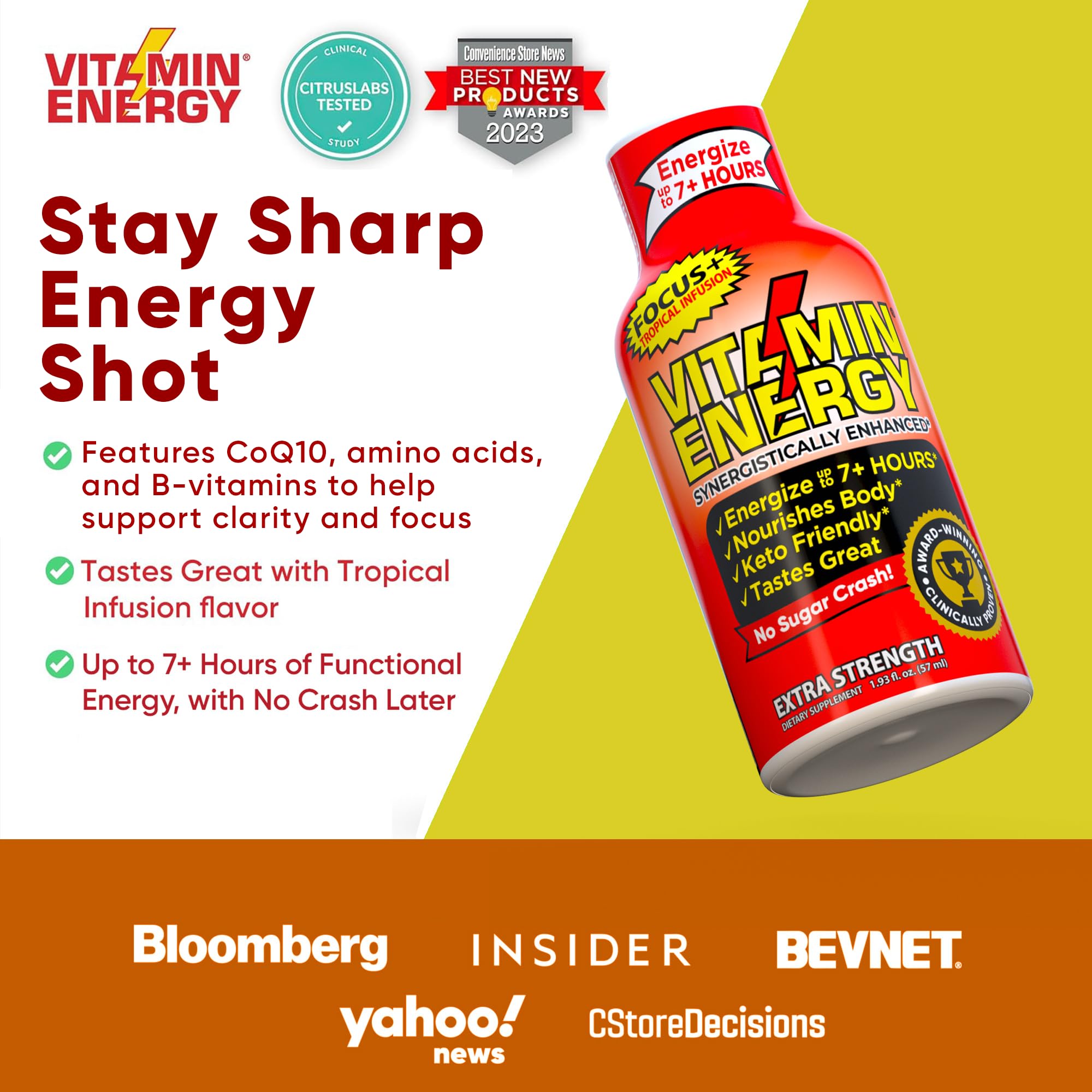 12-pack packaging highlights zero sugar and vegan energy
