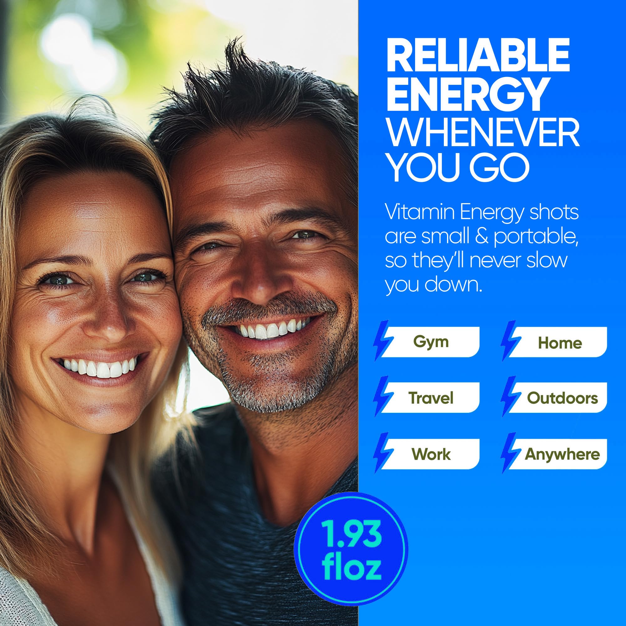 Vitamin Energy Immune+ B-vitamins support energy metabolism and vitality.
