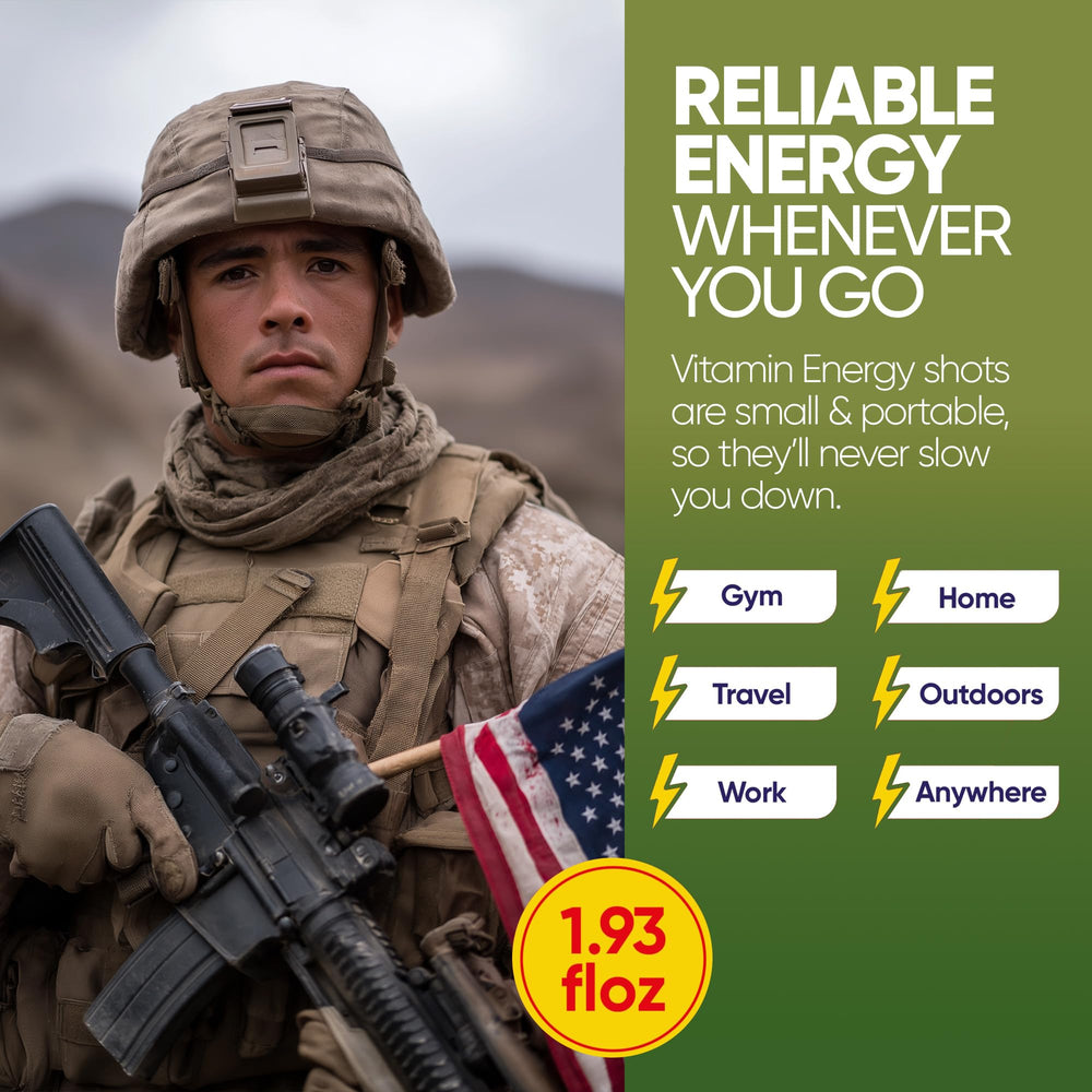 Nutrition label of Vitamin Energy Immune+ shot helps informed choice.