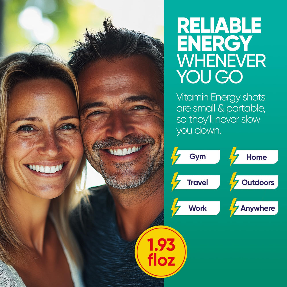 Vitamin Energy Immune+ Pineapple Punch imagery with citicoline and green tea for focus