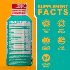 Vitamin Energy Immune+ Pineapple Punch label highlights ingredients and benefits.